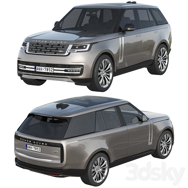 Land Rover Range Rover 2022 3DS Max - thumbnail 2