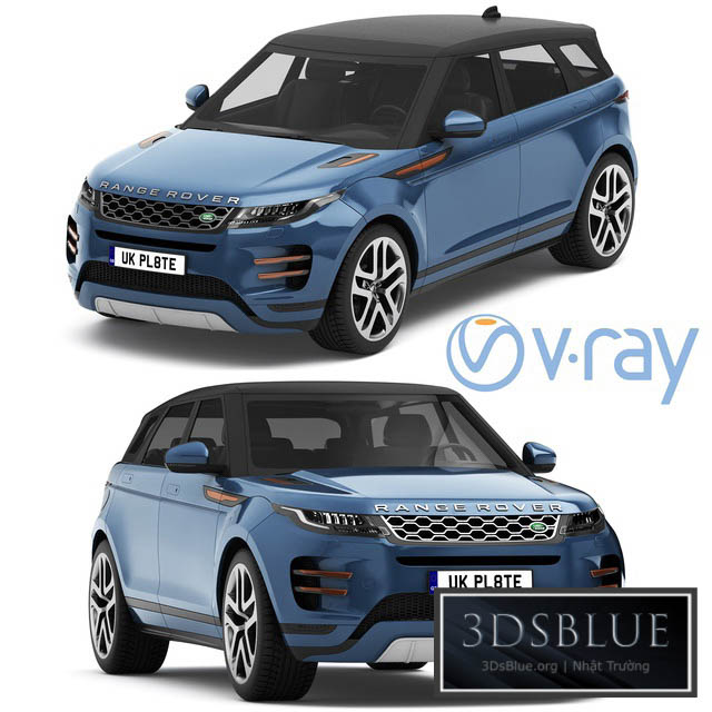 Land Rover Range Rover Evoque R-dynamic 2019 3DS Max - thumbnail 3