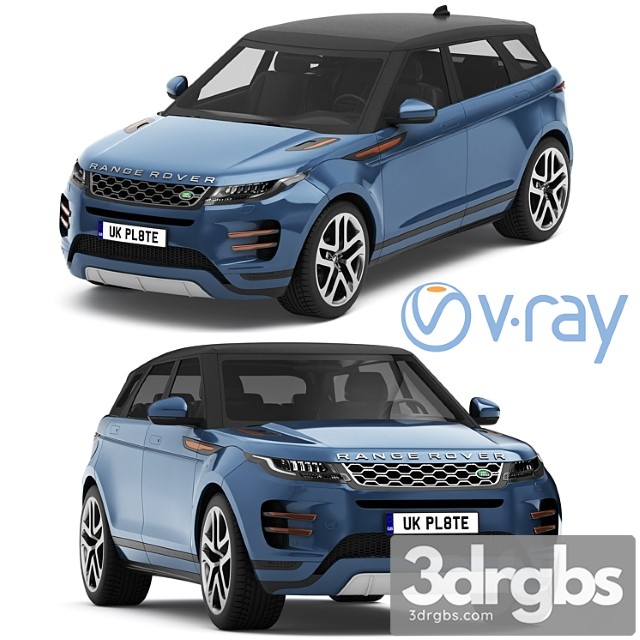 Land rover range rover evoque r-dynamic 2019_1 3dsmax Download - thumbnail 1