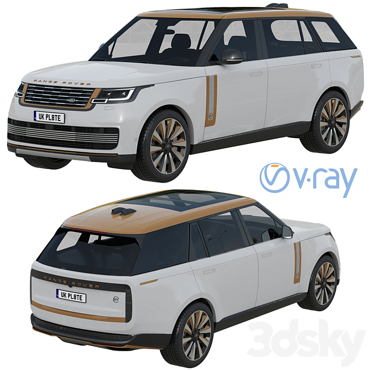 Land Rover Range Rover SV LWB Serenity 2022 3DS Max - thumbnail 2