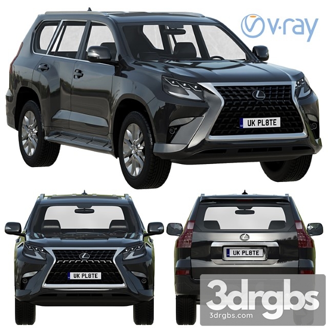 Lexus GX460 2021 3dsmax Download - thumbnail 1