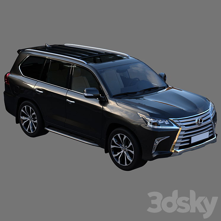 Lexus lx 3DS Max - thumbnail 2