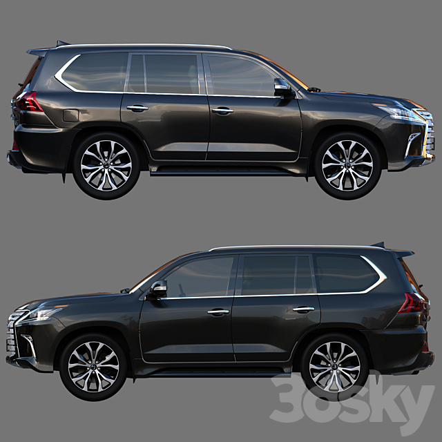 Lexus lx 3DSMax File - thumbnail 3