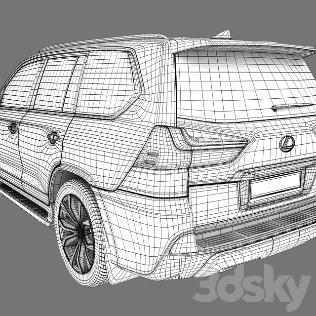 Lexus lx 3DSMax File - thumbnail 4