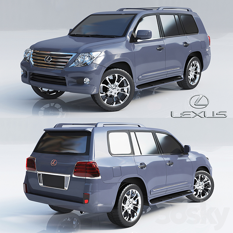 Lexus LX 570 3DS Max - thumbnail 1