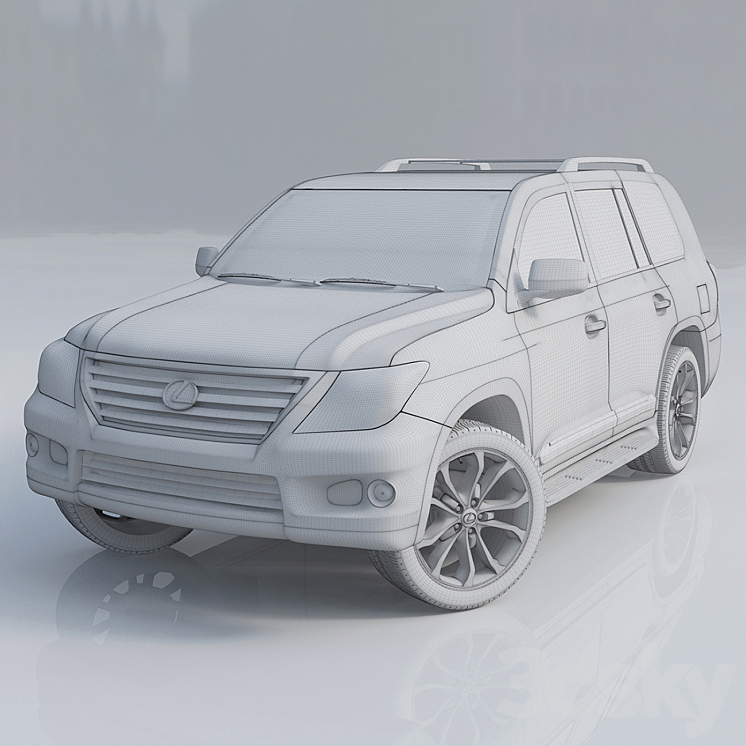 Lexus LX 570 3DS Max - thumbnail 2