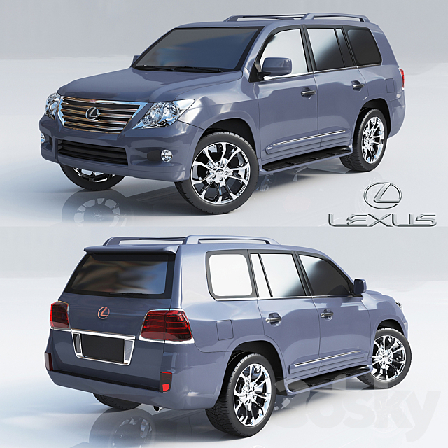 Lexus LX 570 3DSMax File - thumbnail 1