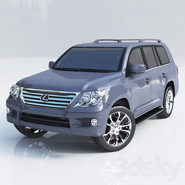 Lexus LX 570 3DSMax File - thumbnail 3