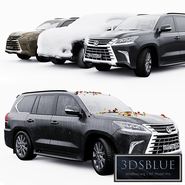 Lexus LX570 3DS Max - thumbnail 3