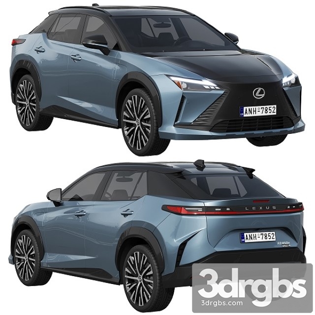 Lexus RZ 450e 2023 3dsmax Download - thumbnail 1