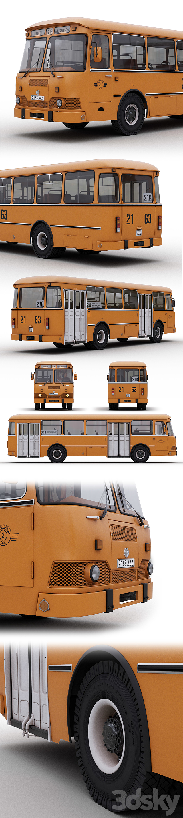 Liaz 677 3DSMax File - thumbnail 2