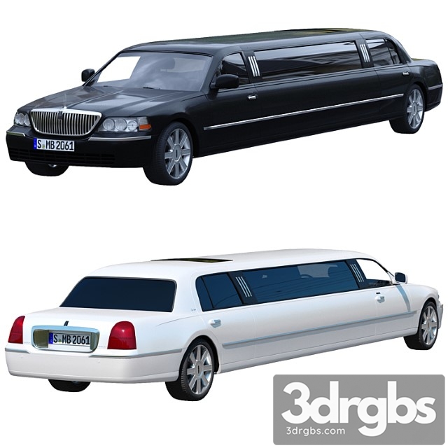 Lincoln town car limousine - thumbnail 1