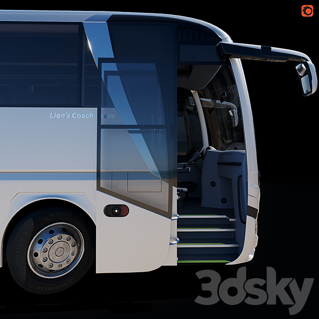 Lions Coach Efficient Line 3DS Max Model - thumbnail 2