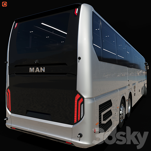 Lions Coach Efficient Line 3DS Max Model - thumbnail 4