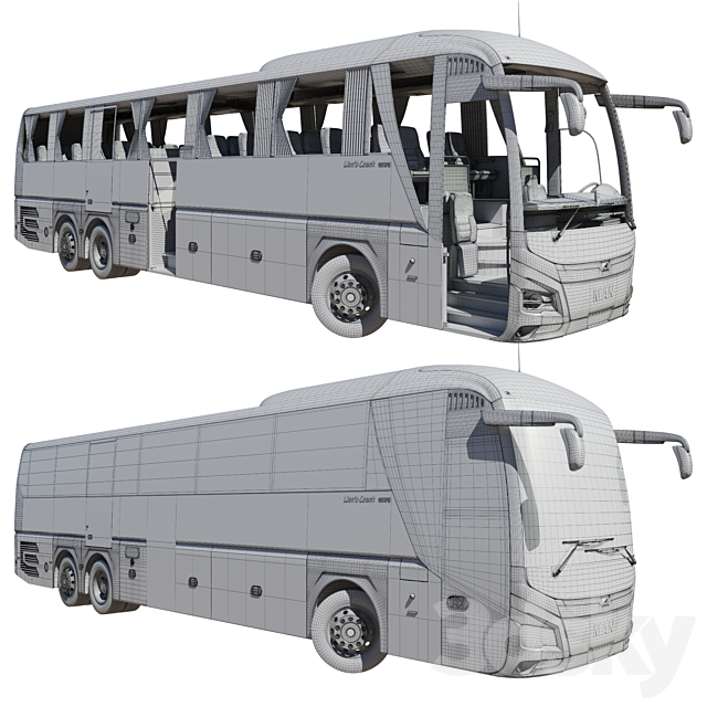 Lions Coach Efficient Line 3DS Max Model - thumbnail 6