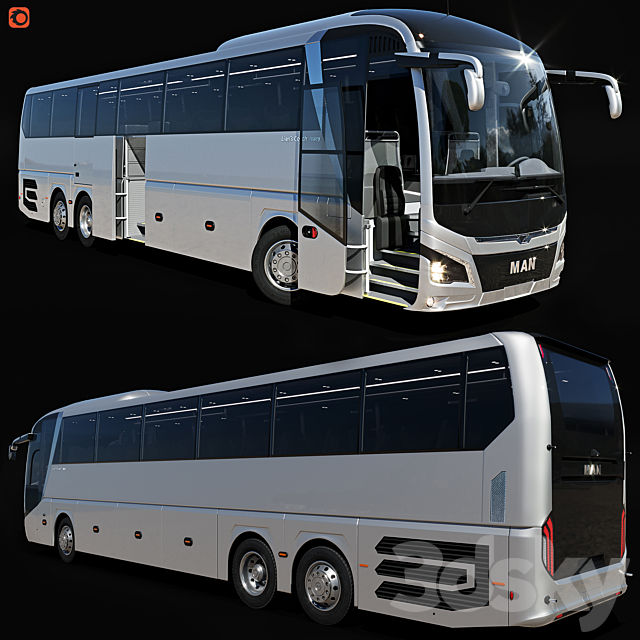 Lions Coach Efficient Line 3DS Max Model - thumbnail 7