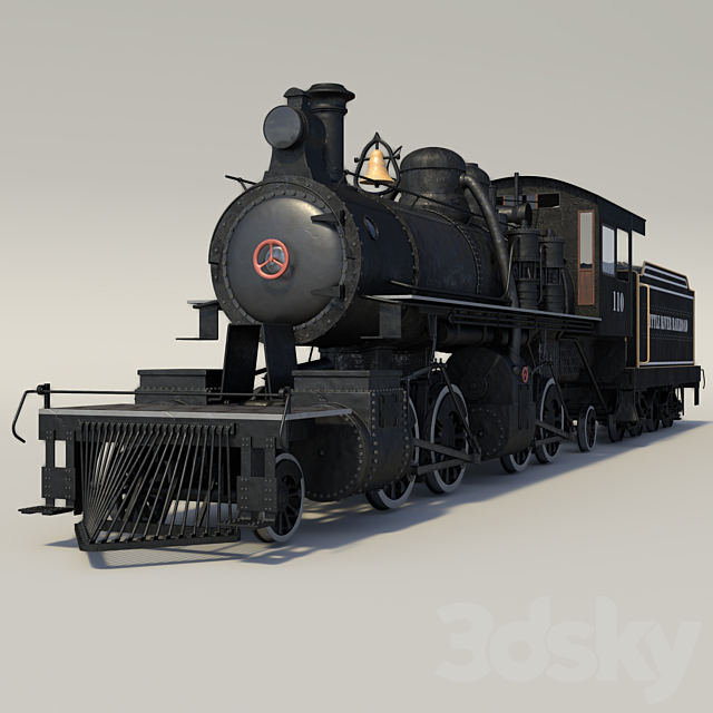 Locomotive 3ds Max - thumbnail 1