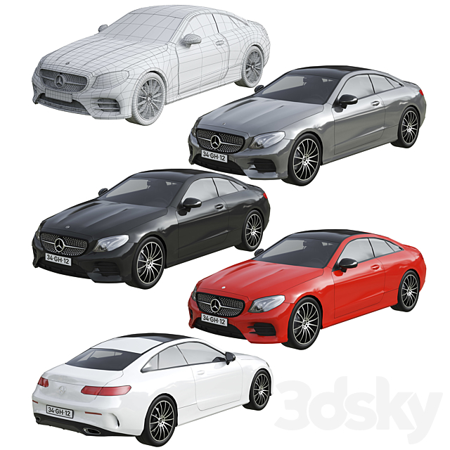 Low Poly Cars Set 3DSMax File - thumbnail 2