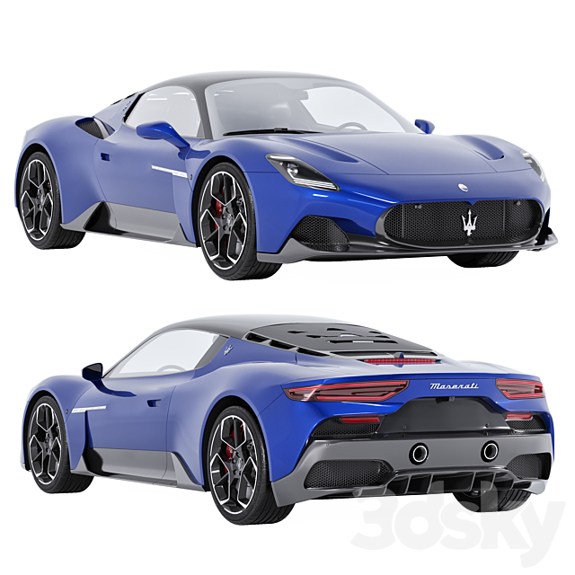 Maserati MC20 3ds Max - thumbnail 1