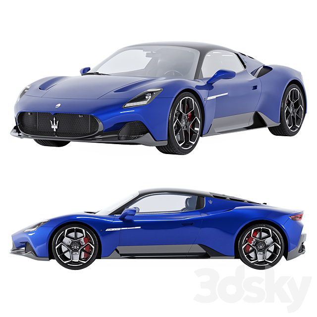 Maserati MC20 3ds Max - thumbnail 2