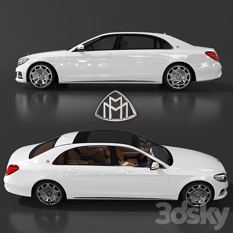 Maybach 3DS Max - thumbnail 2