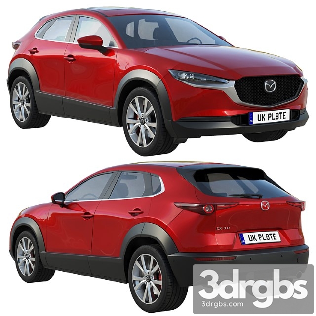 Mazda cx-30 3dsmax Download - thumbnail 1