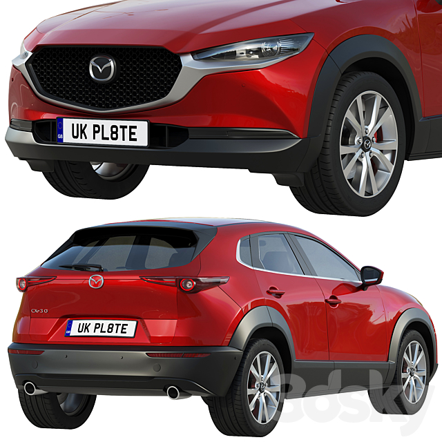 Mazda CX-30 3DSMax File - thumbnail 4