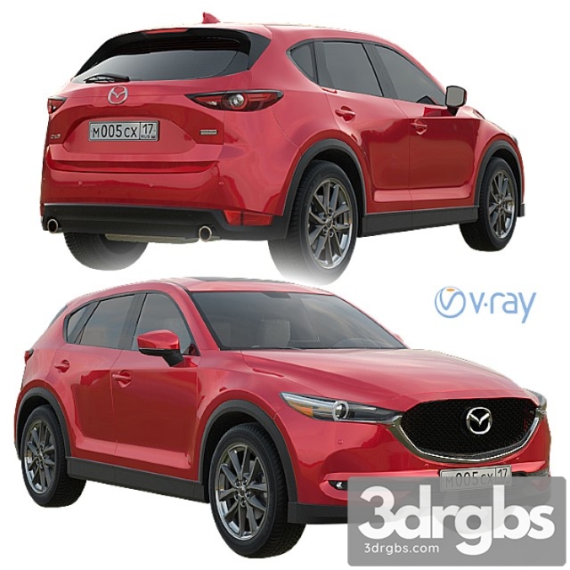 Mazda Cx 5 2017 2 3dsmax Download - thumbnail 1