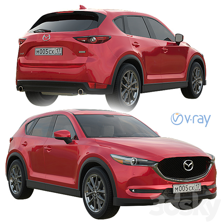 Mazda CX-5 2017 3DS Max - thumbnail 1