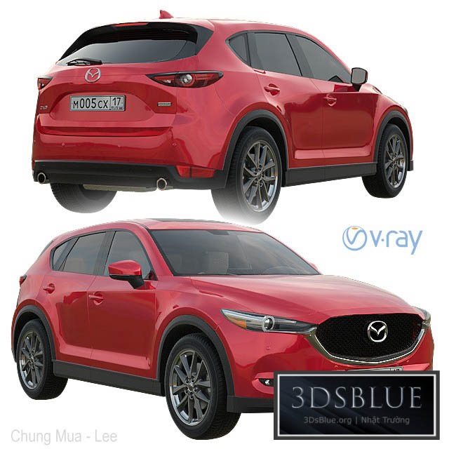 Mazda CX-5 2017 3DS Max - thumbnail 3