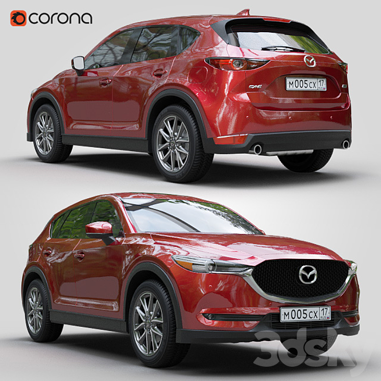 Mazda CX-5 2017 3DS Max - thumbnail 1