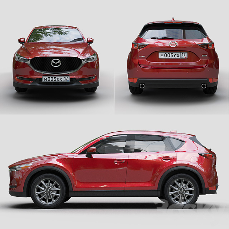 Mazda CX-5 2017 3DS Max - thumbnail 2