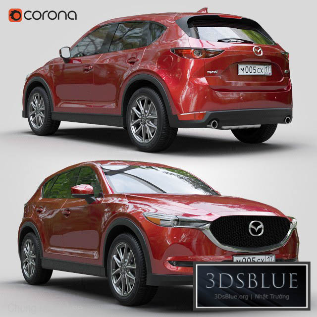 Mazda CX-5 2017 3DS Max - thumbnail 3