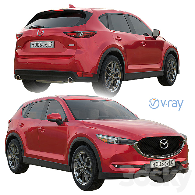 Mazda CX-5 2017 3DSMax File - thumbnail 1