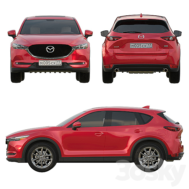 Mazda CX-5 2017 3DSMax File - thumbnail 2