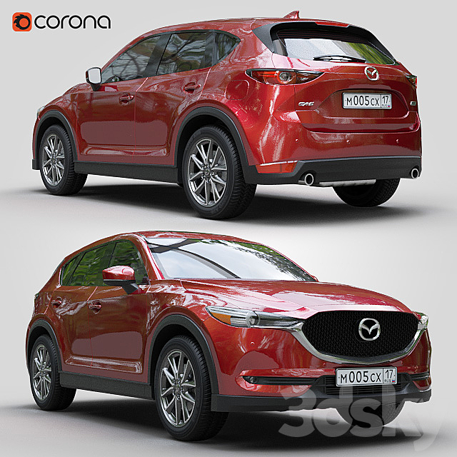 Mazda CX-5 2017 3DSMax File - thumbnail 1