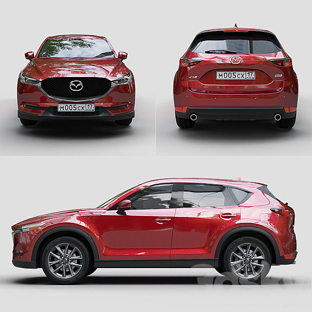 Mazda CX-5 2017 3DSMax File - thumbnail 2