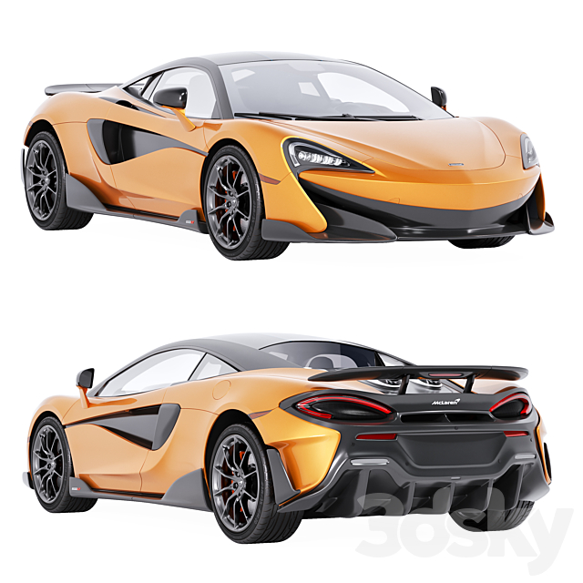 McLaren 600LT 3ds Max - thumbnail 1