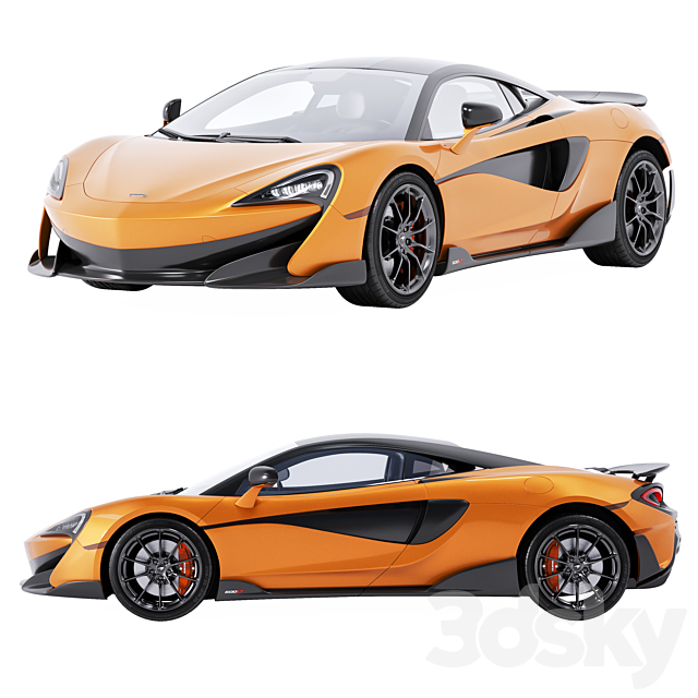 McLaren 600LT 3ds Max - thumbnail 2