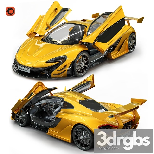 McLaren P1 3dsmax Download - thumbnail 1