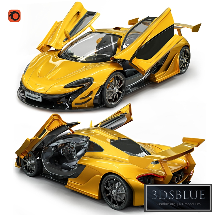 McLaren_P1 3DS Max - thumbnail 3