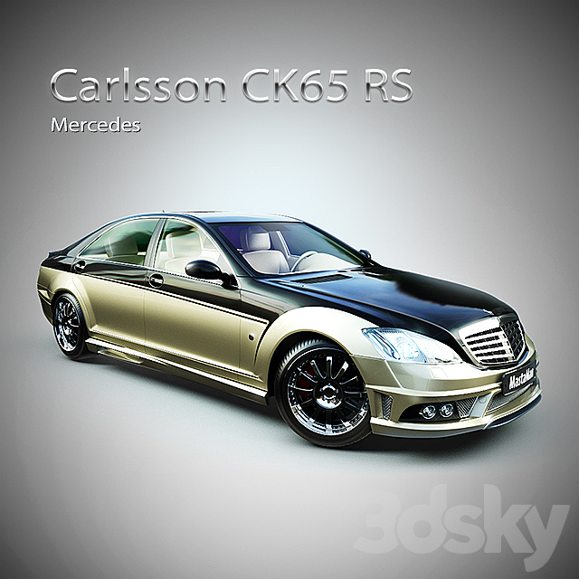 Mercedes _ Carlsson CK65 RS 3DSMax File - thumbnail 2