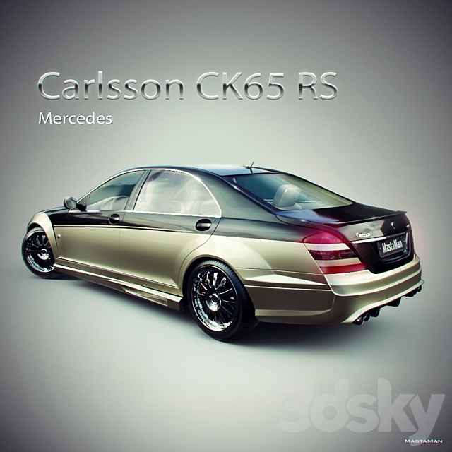 Mercedes _ Carlsson CK65 RS 3DSMax File - thumbnail 4