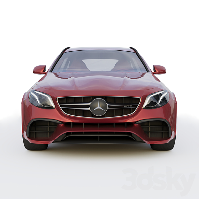 Mercedes-AMG E63 S Wagon 3ds Max - thumbnail 2