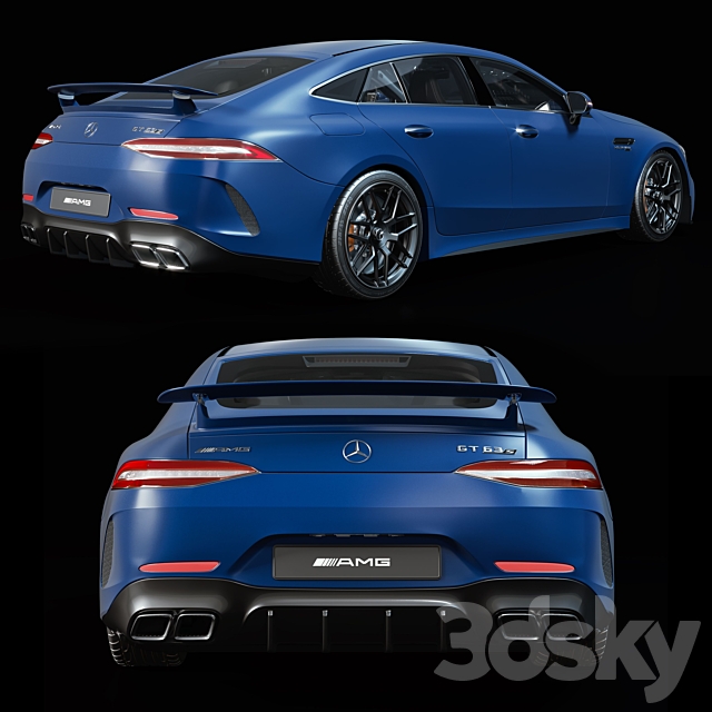 Mercedes-AMG GT 63 S 3DSMax File - thumbnail 2