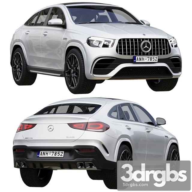 Mercedes Benz Amg Gle 63 Coupe 2021 3dsmax Download - thumbnail 1