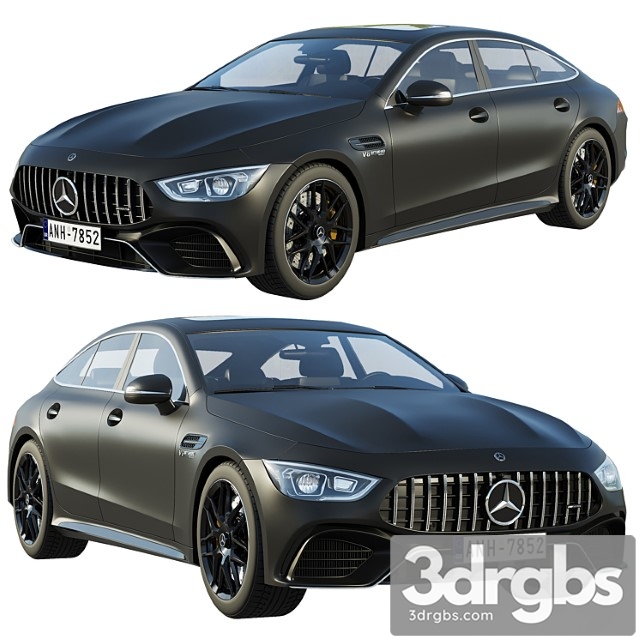 Mercedes Benz Amg Gt 63 4 Door Coupe 3dsmax Download - thumbnail 1