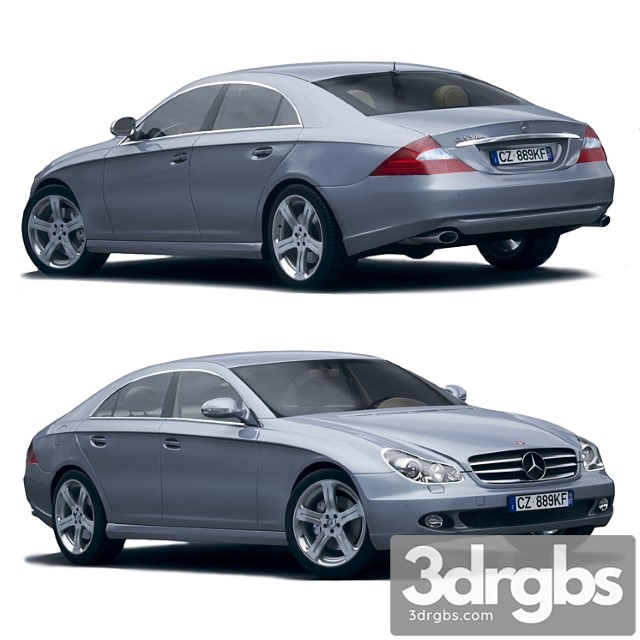 Mercedes benz cls500 3dsmax Download - thumbnail 1