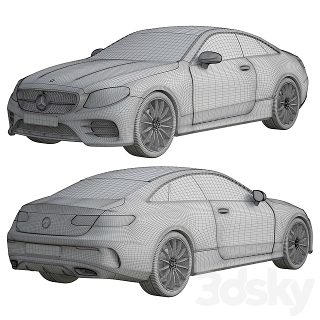 Mercedes Benz E class C238 3DSMax File - thumbnail 2