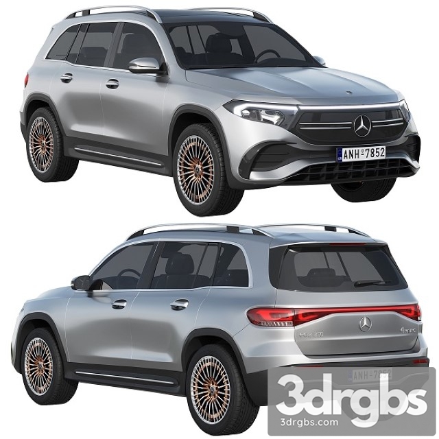 Mercedes Benz EQ B 3dsmax Download - thumbnail 1